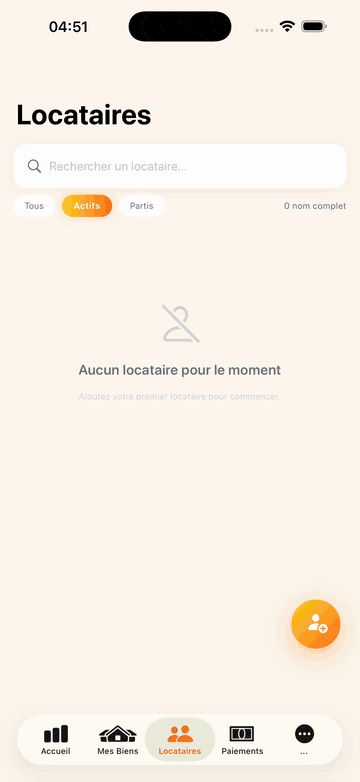 Enregistrer un locataire dans SamaKeur
